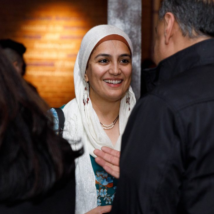 Farah Siddiqui, Community Manager of Employee Resource Groups at Google, at Interfaith America's 20th Anniversary Party.