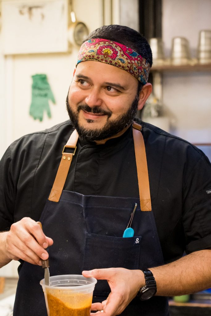 Chef Zubair Mohajir. Photo by Ronald Muhammad