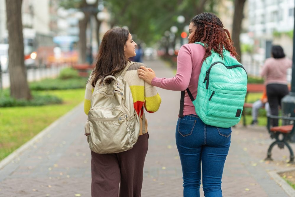 "We hope that in this moment, both campus professionals and students will lead with care, creating space to honor the distinctive pain," write IA's Jenan Mohajir and Rebecca Russo. (Guillermo Spelucin/Getty Images)