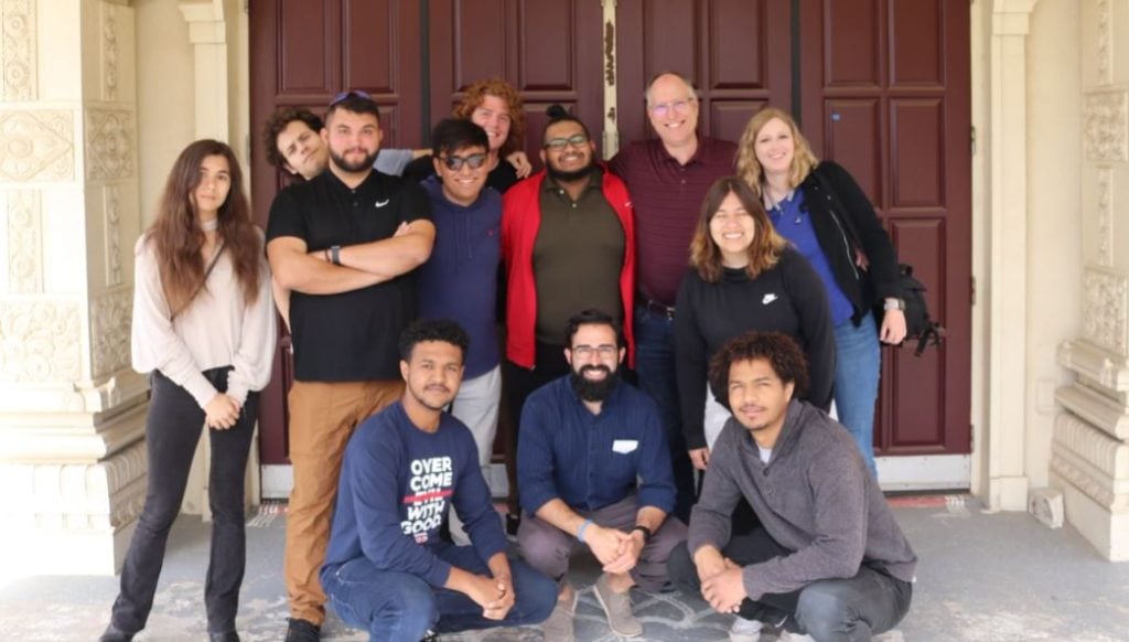 Abilene Christian students travelled to Dallas for a visit to a Hindu temple over spring break.  Photo courtesy of Fikes