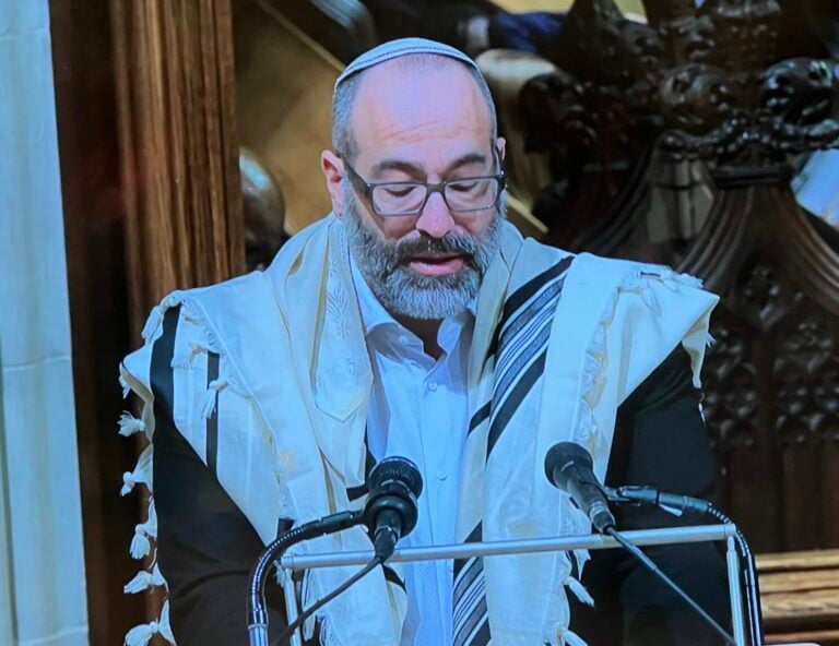 Rabbi Or Rose sharing a prayer for peace.