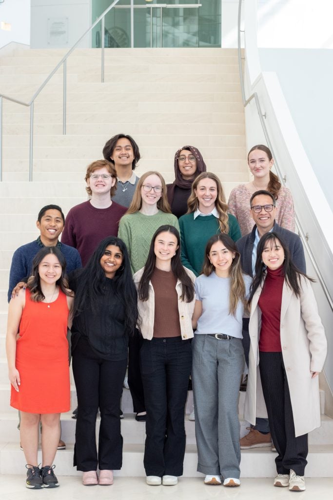 Baylor University Bridgebuilding Fellows at the United States Institute of Peace (USIP) a week before being shut down by DOGE. Photo courtesy of Kevin Villegas.