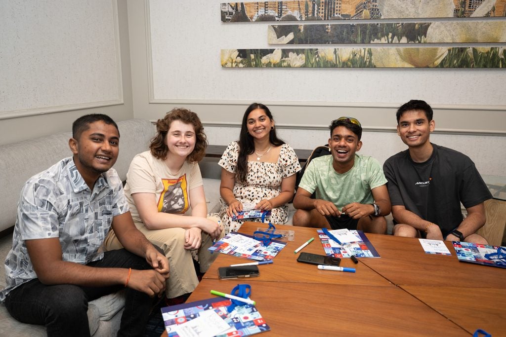 Students at the 2025 Interfaith Leadership Summit.