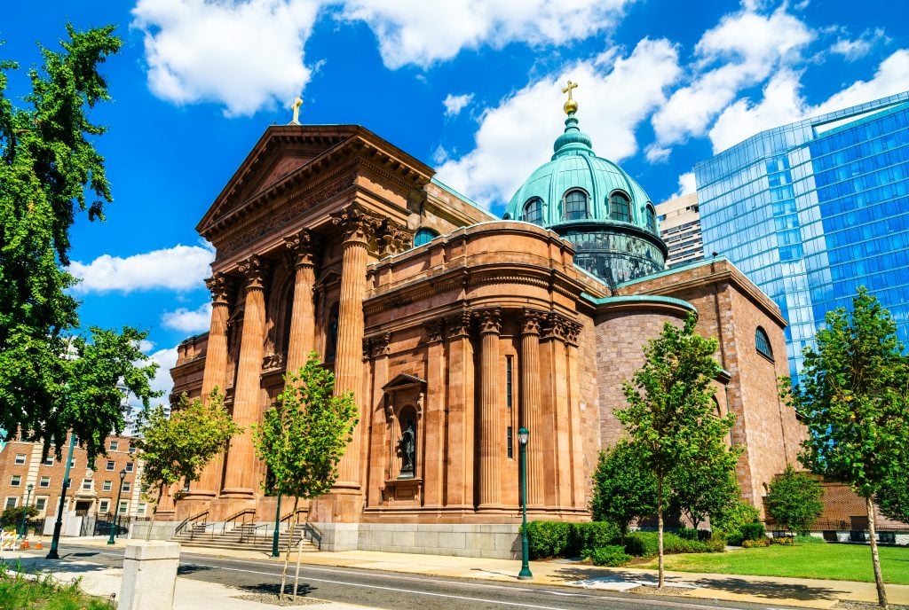 Cathedral Basilica of Saints Peter and Paul in Philadelphia, United States. (Leonid Andronov)