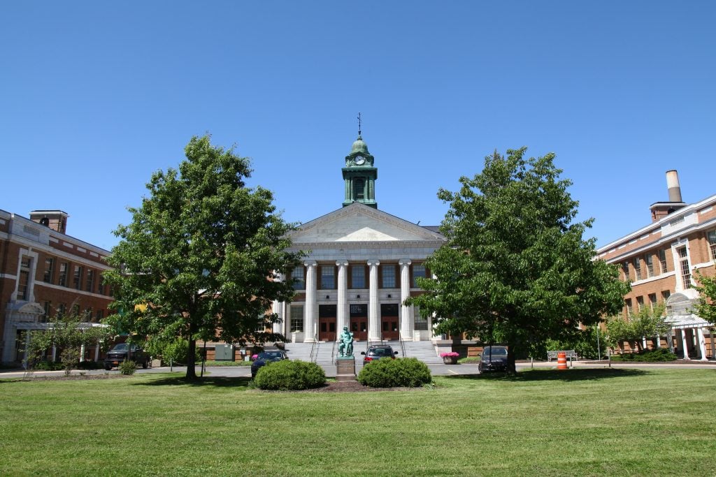 OSWEGO, New YORK,USA-JUNE 12,2018: Visit to State University of New York at Oswego.