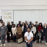 Students at the Museum of Science for the Hall of Human Life in October 2025 as part of the Field Trip Series. Photo courtesy of Tufts