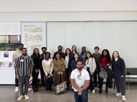 Students at the Museum of Science for the Hall of Human Life in October 2025 as part of the Field Trip Series. Photo courtesy of Tufts