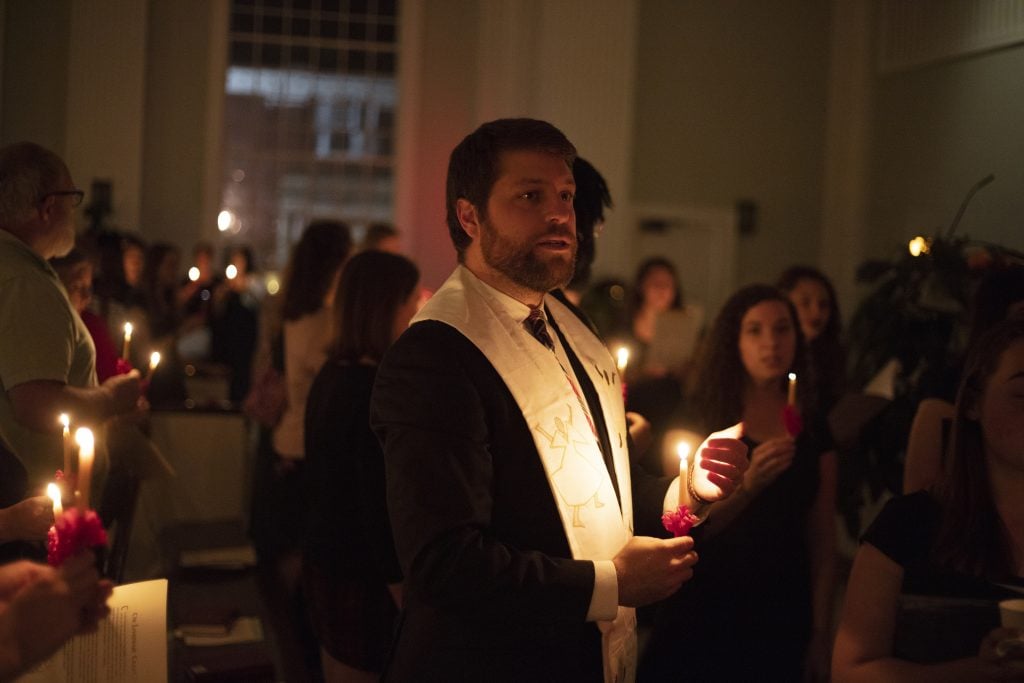 Joey Haynes celebrating advent. (Courtesy Photo)