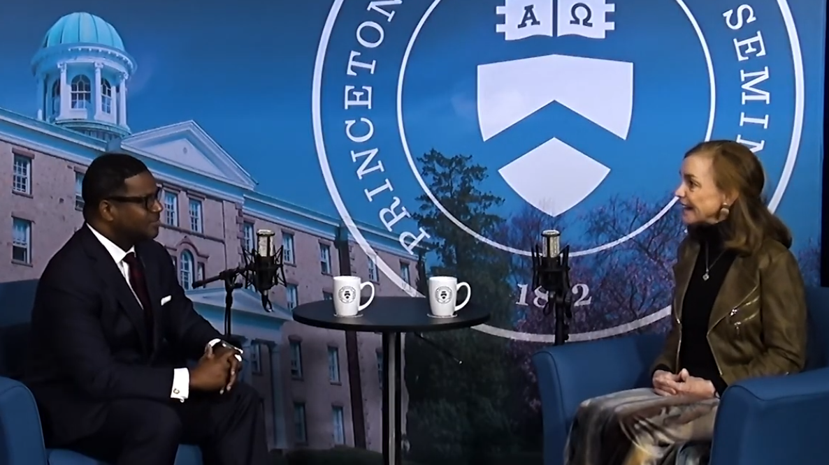 Suzanne Watts Henderson on Princeton Theological Seminary's podcast, "Expanding the Table". Video screen grab