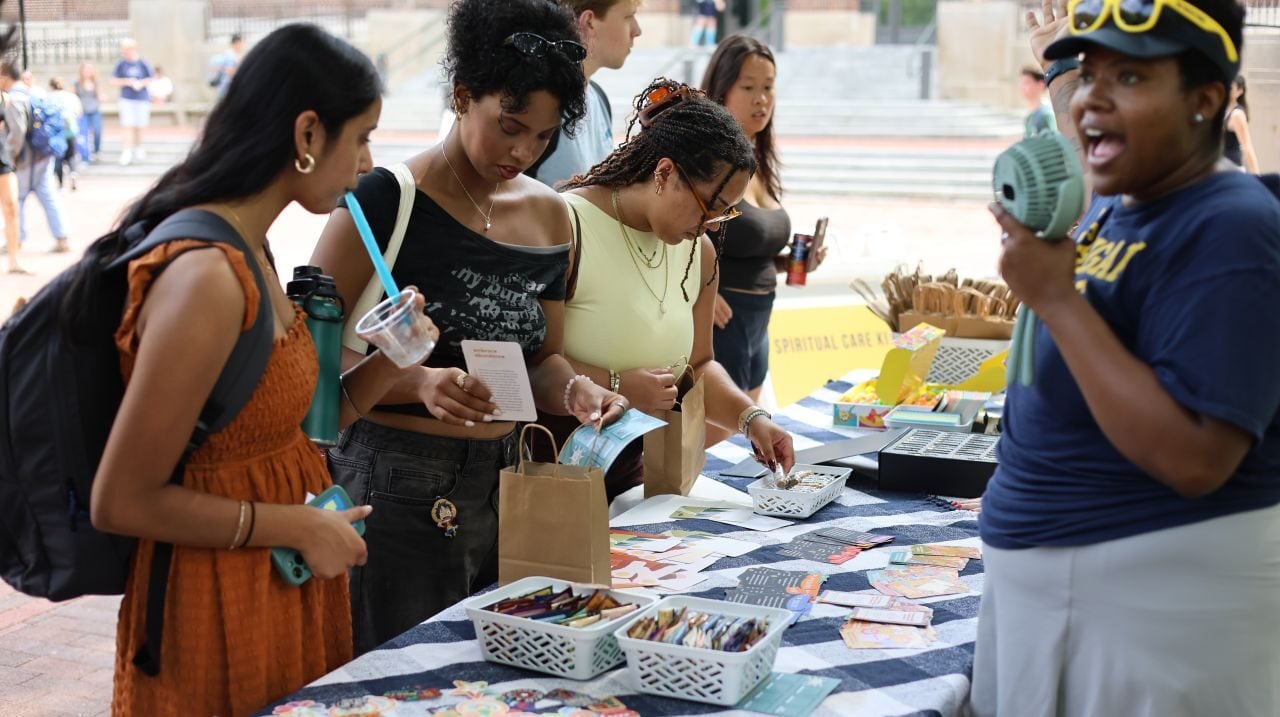 Students at Festifaith 2026 at the University of Michigan. Photo courtesy of Dunlop.