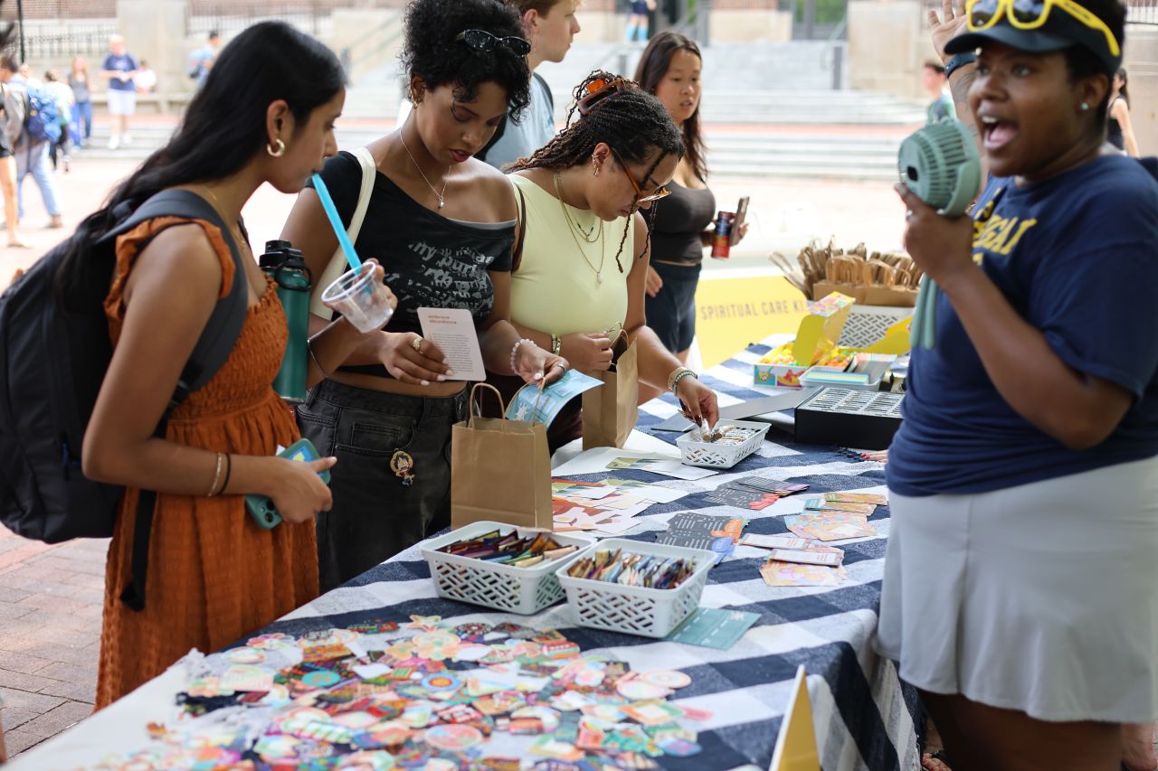 Students at Festifaith 2026 at the University of Michigan. Photo courtesy of Dunlop.