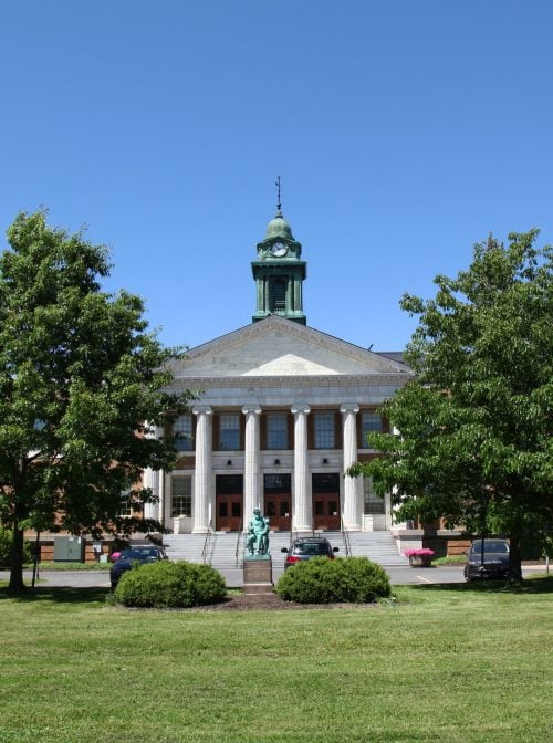 OSWEGO, New YORK,USA-JUNE 12,2018: Visit to State University of New York at Oswego.