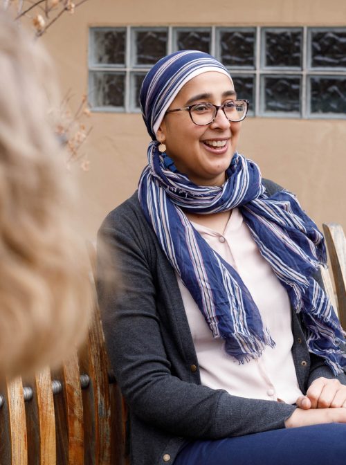 Nadiah Mohajir, a Sacred Journey Fellow. (Photo credit: Kelly Feldmiller)