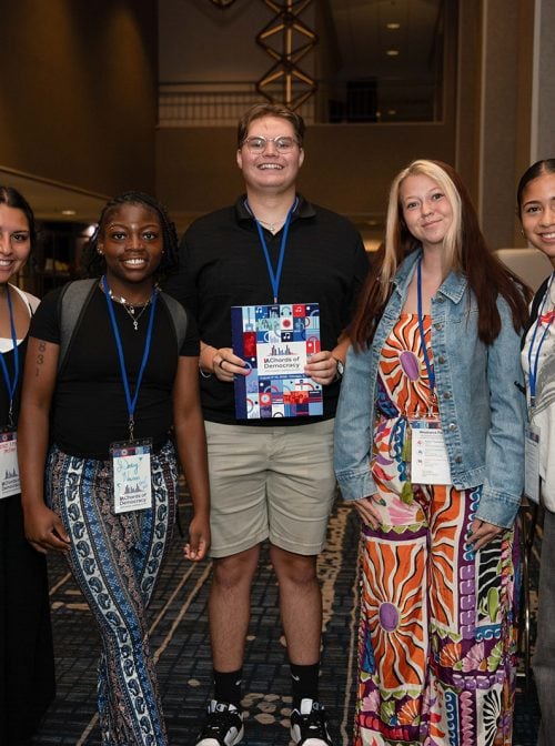 Students attend the Interfaith Leadership Summit 2025.