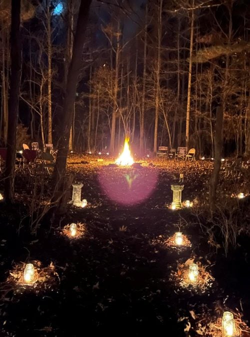 Ivo Dominguez Jr.’s 2024 Samhain ritual. (Photo courtesy of Ivo Dominguez Jr.)